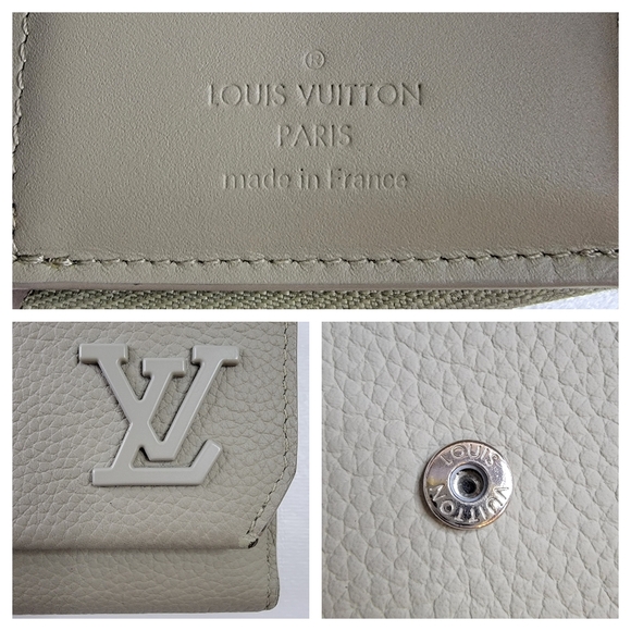 LOUIS VUITTON LV Aerogram Pilot Leather Trifold Wallet - Picture 7 of 14